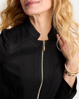 Textured Shine Jacket | Chico's